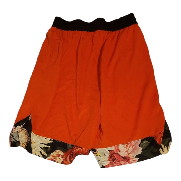 Nike Dri-FIT icon victory Bright Orange floral basketball shorts M - Picture 4 of 7
